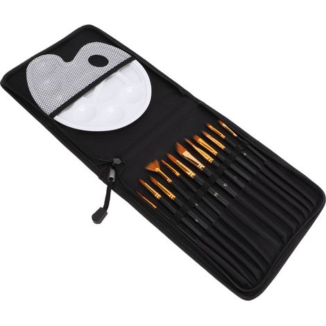 Ensemble de 12 pinceaux multifonctions pratiques pour artistes et peintres professionnels (1/5)