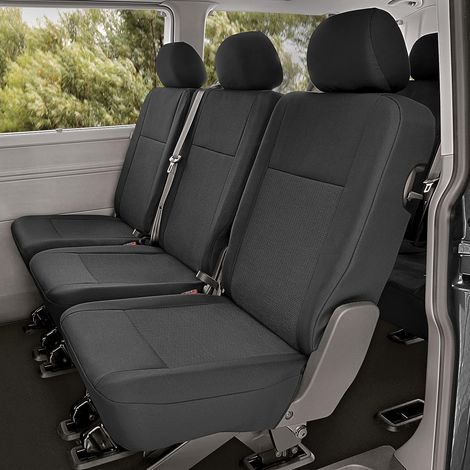 2 Housses de siège pour T5 T6, Sur mesure, Polyester, Pour Caravelle Multivan (1/2)
