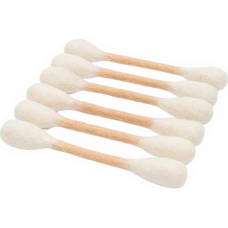 6Pcs Cotton Swab Chat Jouets Felt Giant Swab Chatnip Chat Jouets Kitty à macher Sticks Chaton Kicker Jouets pour Intérieur Chats Teething Enrichment (1/5)
