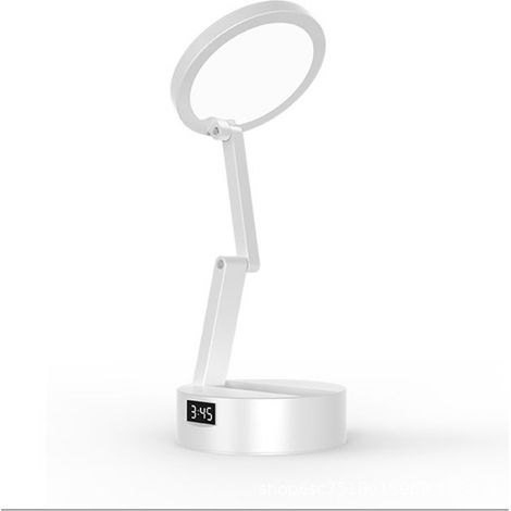 Lámpara de mesa LED plegable con función de carga por batería y USB, agradable a la vista.