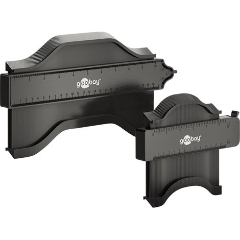 Goobay Modèle 61668 Jeu de deux pinces plastique durables (1/3)
