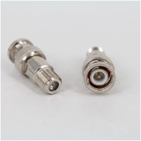 RF adapter with F connector, BNC male to F female, BNC to F, BNC male to F female to BNC adapter, F connector (1/5)