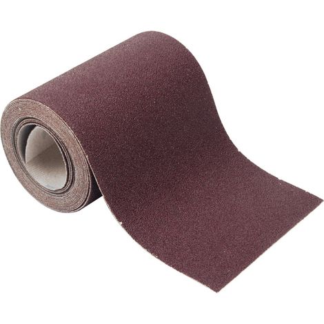 Wolfcraft 1741000 Schleifpapierrolle mit Klett Körnung (num) 120 (L x B) 4 m x 115 mm 4 m