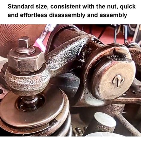 Kit de clé de réglage de vis de vannes de moteur de moto de Type T, ensemble d'outils de réparation de Scooter 2 pièces (1/4)