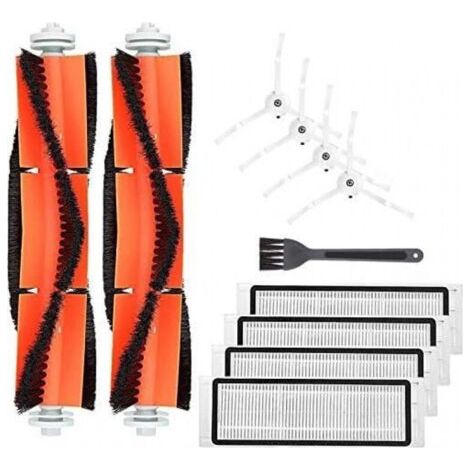 11 Pcs Accessoires de rechange pour robot aspirateur XIAOMI MI, Accessoire pour aspirateur,Robot Roborock S5MAX S6 S50, pièces de rechange, brosse et filtres pour aspirateur (1/4)
