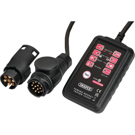 Draper 27197 13 and 7-Pin Towbar Socket Tester (1/2)
