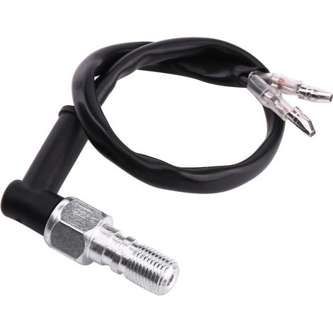 Ensemble D'interrupteurs de Feux de Freinage Hydrauliques pour Moto, Interrupteur de Feux de Freinage Hydraulique Universel pour Moto avec 2 Rondelles (M10x1) (1/5)
