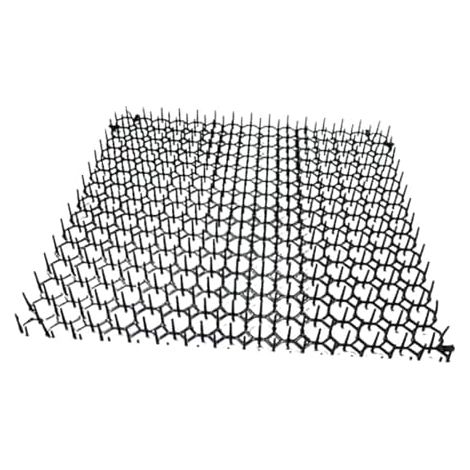 Tapis anti-déjections félines avec picots, facile à installer, pour chiens et chats. Protège-canapé canines félines, accessoire noir. -