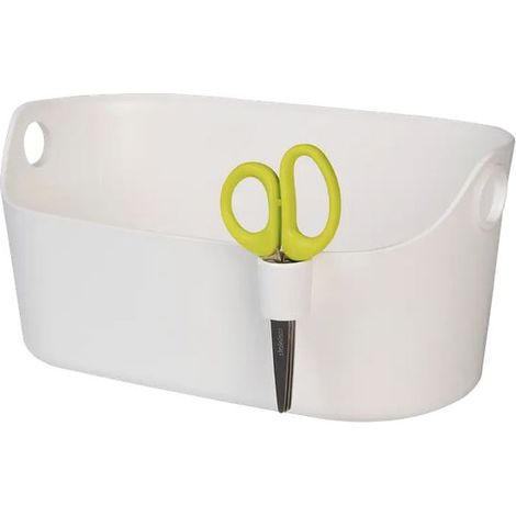 elho® Brüssel Kräuterstation Weiß mit Schere 29,8 cm - Kunststoff & Metall (1/3)