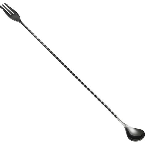 POSEIDON - Cuchara de bar con tenedor 40 cm - Edelstahl - GMBH - Gunmetal black