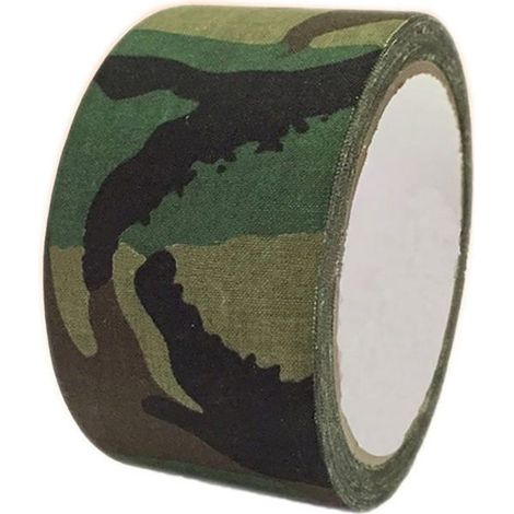 Ruban adhésif de protection camouflage 5 cm x 5 m, ruban adhésif imperméable et extensible pour le camping et les activités de (1/4)