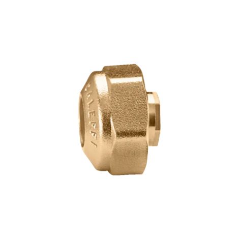 Mechanische Verschraubung, einteilig, für Kupferrohre Messing und Stahl 23 S. 1,5 - Ø 15 Caleffi 446015  23 S.1.5 - Ø 15