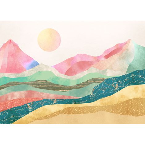 Papier peint panoramique modern Montagne Sacrée (1/3)