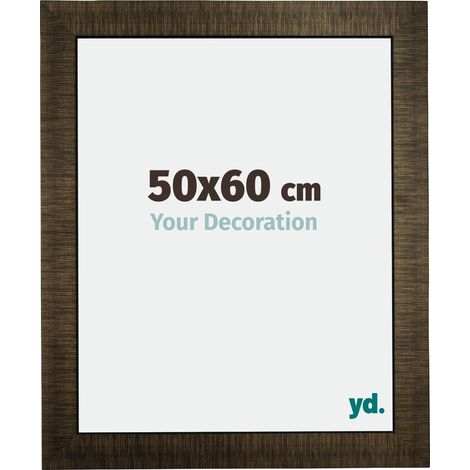 yd. - Cadre photo 50x60 - Champagne Brosse - Bois - Leeds (1/5)