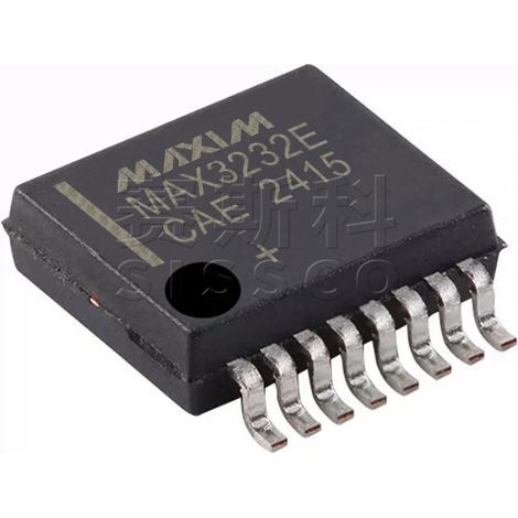 MAX3232ECAE+T MAX3232ECUE+T Elektronische Chips und Komponenten, insgesamt 5 Stück.