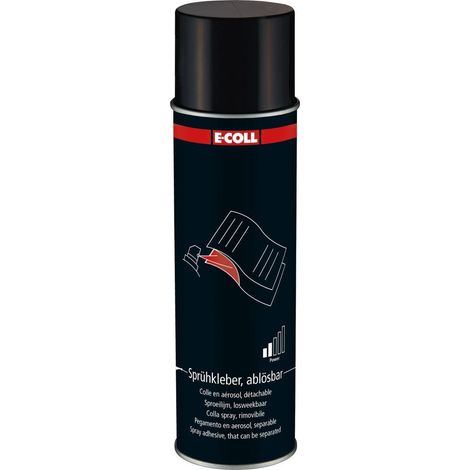 E-COLL Sprühkleber, ablösbar 500 ml transparent (1/4)