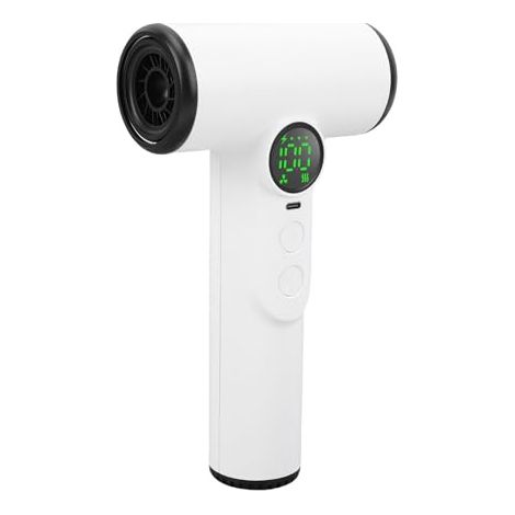 Sèche-cheveux Professionnel sans Fil – 3 Vitesses et 3 Températures avec Batterie Rechargeable USB, Sèche-cheveux Portable avec écran Numérique pour Plage, Camping