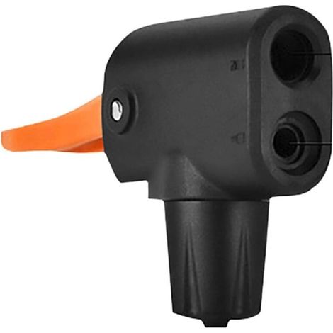Kit 5 Embouts Valve Vélo Double Tête - Convertisseur Pompe Pneu Multifonctionnel - Pièces Rechange Gonflage Accessoire Cyclisme (1/5)