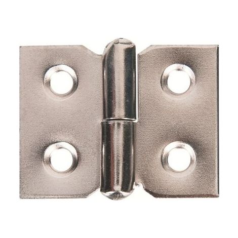 Paumelle de meuble 6001 droite 30x40mm épaisseur 1,2mm - MONIN - 431100