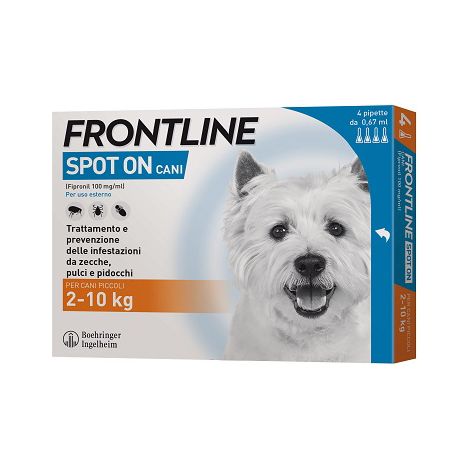 FRONTLINE SPOT-ON 02-10 KG CANI PICCOLI 3+1 PIPETTE- FRONTLINE- 1,0 pz