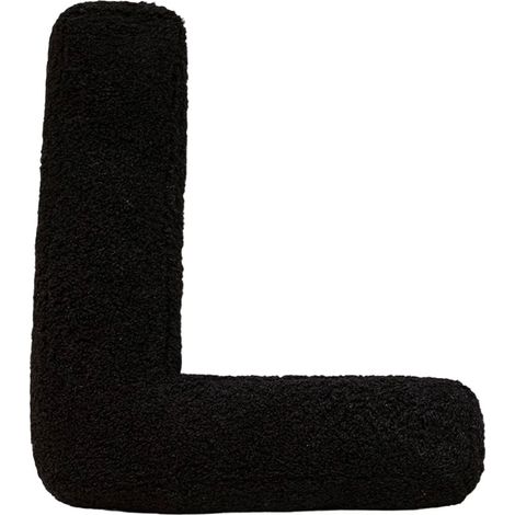 Kissen mit schwarzem Buchstaben – Weiche Dekokissen mit dem Anfangsbuchstaben AZ, für Sofa, Bett, Auto (Passend zur Inneneinrichtung) (1/5)