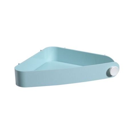 BUNTHAUS Rangement et organisation de salle de bain, porte-savon de douche, étagère de salle de bain, bleu ciel (1/4)