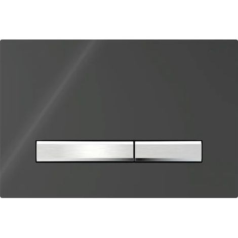 For Geberit Sigma 50 115788DW2 intense black RAL9005 for dual flush