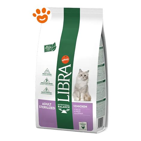 Affinity Libra Cat Adult Sterilizzato Pollo - Sacco 8 Kg -