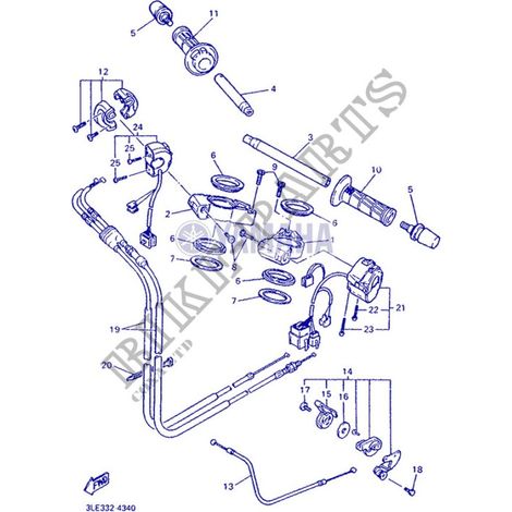 Yamaha 3GM-26112-A0 - Manubrio - FZR1000 1994