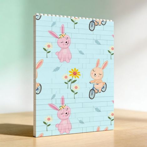 Cadre photo créatif adulte DIY en briques, cadeau romantique (1/5)