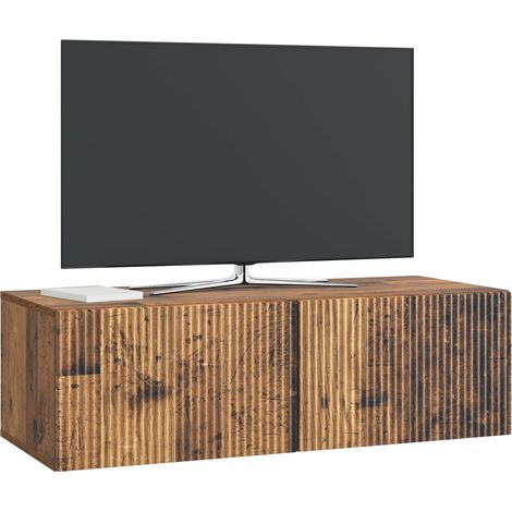 Maison Exclusive - Wandmontierter TV-Schrank Altholz 98 x 41 x 30