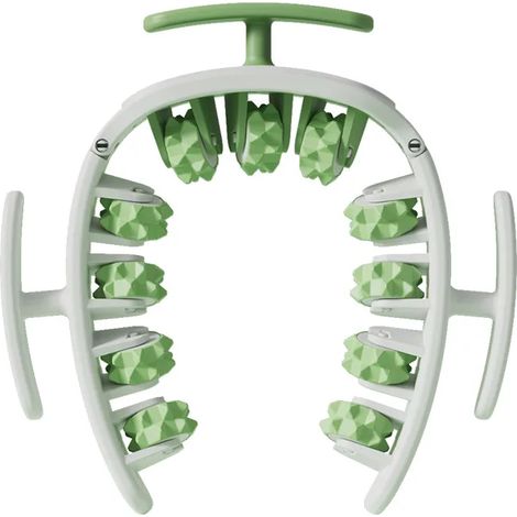 Rouleau de massage rond pour la taille et les muscles abdominaux, pince pour les jambes pour le nettoyage, massage anti-cellulite portable des méridiens02403-AquaForge