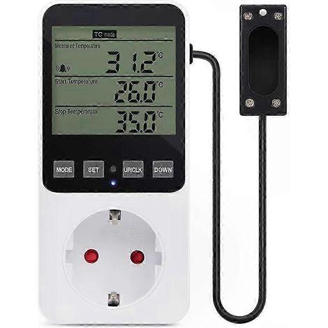 Intelligenter digitaler Thermostat zur Temperatur- und Feuchtigkeitsregelung, Heiz- und Kühlfunktionen, präzise Steuerung (1/5)