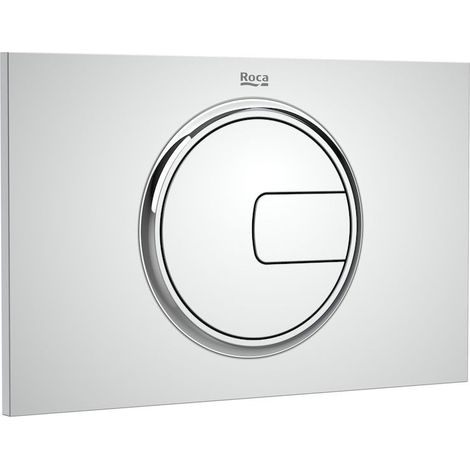 Placa de accionamiento PL4 DUAL (ONE) IN-WALL - ROCA Color: Cromo (1/2)