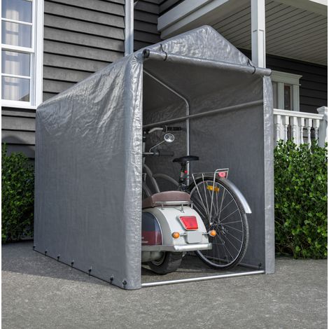 Fahrradunterstand außen 100 x 187 x 160 cm, wasserdicht, PE 170 g, verzinkter Stahl OKMYHOME (1/5)