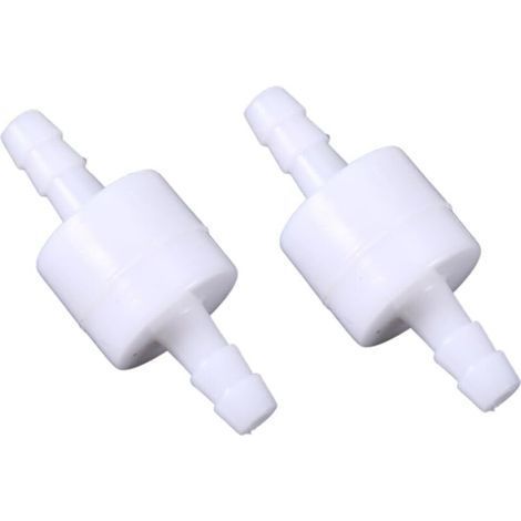 CSPARKV Clapet Anti-Retour en Ligne en Plastique, 2 Pièces 4mm Clapets Anti-Retour Unidirectionnels Clapet Anti-Retour sans Retour pour Eau Fioul Gaz (1/5)