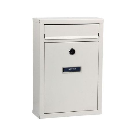Buzón exterior correo 320x215x85 blanco 41007101B (1/2)