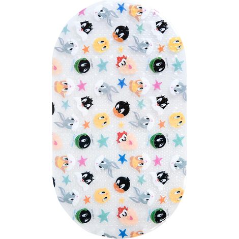Tapis de Bain Antidérapant Éveil Bébé Accessoire Enfant Douche Cadeau Naissance Fille Garçon Jeu Motricité Apprentissage (1/2)