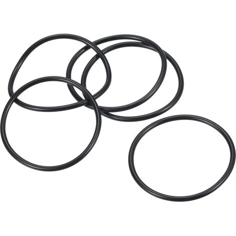 Joint Torique Nitrile Caoutchouc 43mm OD 39mm ID 2mm Largeur, 20 Pcs Métrique Scellage Joint pour Robinet Plomberie Automobile Réparation, Noire (1/5)