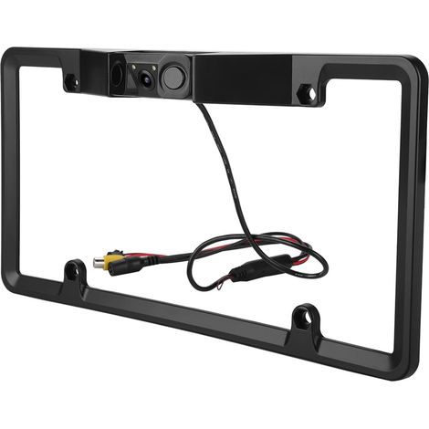3-in-1 Car License Plate Frame, Parking Sensor, 2-LED Rearview Camera, 3-in-1 Car License Plate Frame, Rearview Camera (1/5)