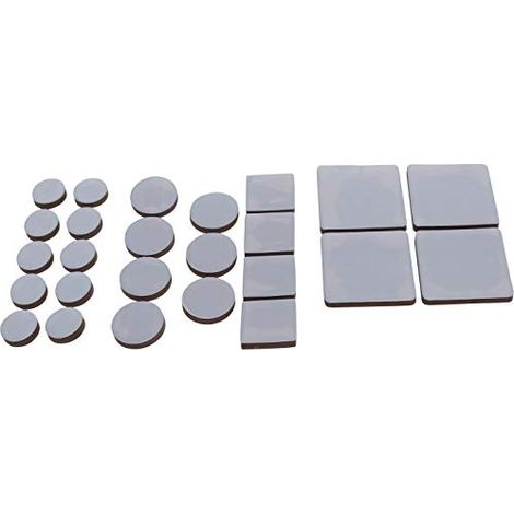 KRAFTMANN 80861 JEU DE PROTECTIONS ANTIDÉRAPANTS GRIS 25 PIÈCES