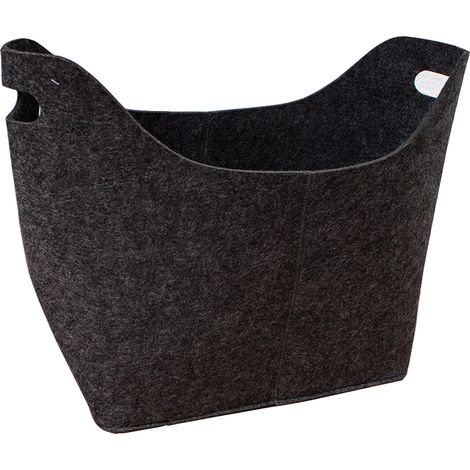 Filztasche Feuerholz Korb anthrazit-M290700-anthrazit
