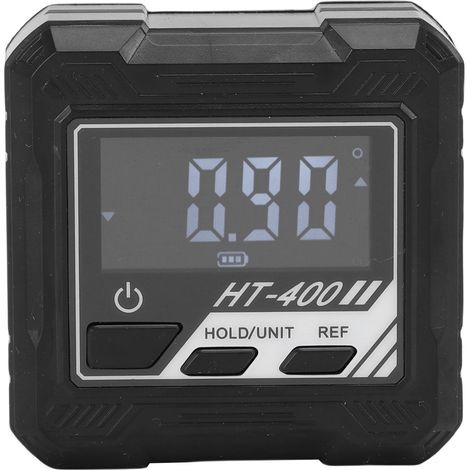Ortviai Niveauur digital magnétique 4x90° - Boîte de niveau électronique avec affichage numérique pour menuiserie et construction