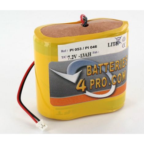 Pile Lithium 7.2V 13Ah CENTRALE RADIO NOXIANE P40 SECURIX 40 (PI053)