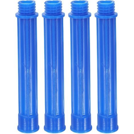 Ensemble de 4 Embouts de Calfeutrage Rallongés pour Petit Tube Buse d'Extension Réutilisable en Plastique Outil de Calfeutrage Multifonction pour Mastic Accessoire Précis pour (1/5)
