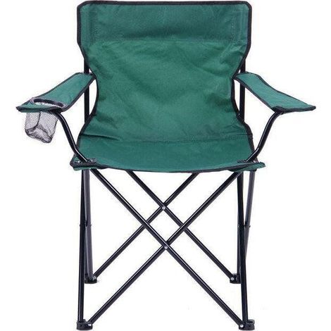 Klappbarer Campingstuhl, Gartensessel, hellgrün (5046-10002) (1/5)