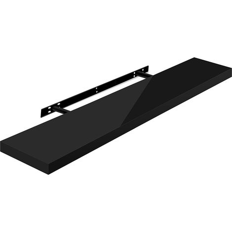 WOLTU Étagère Murale, Tablette Murale Panneau de Bois, Étagère Flottante, Étagère à Livres, 100x22, 9x3, 8cm, Nior RG9482sz
