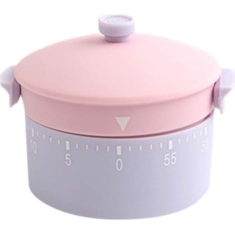 Minuteur mécanique miniature 55 minutes, réveil pour cuisson et pâtisserie, accessoire de cuisine