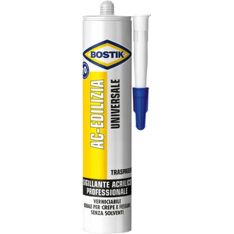 BOSTIK ACRILICO EDILIZIA 300ML TRASPARENTE CART Q.TA 12