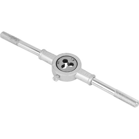 Jeu de 11 pièces filière et taraud manuel pour filetage externe, outillage de coupe de vis, kit de traitement de filets, acier robuste, usage professionnel et bricolage. (1/5)